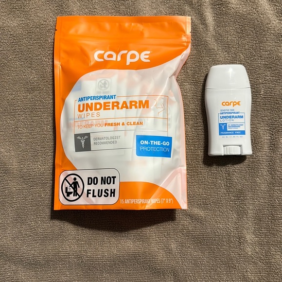 carpe Bath & Body Carpe Antiperspirant Underarm Wipes For Sweat